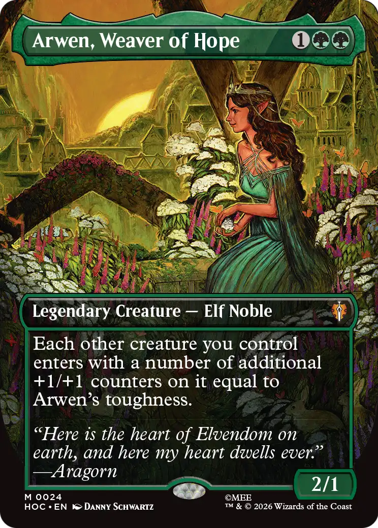 Arwen, Weaver of Hope (Borderless) [The Hobbit: Eternal-Legal] | Jack's On Queen