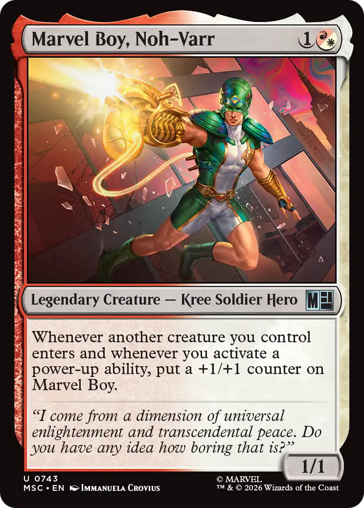 Marvel Boy, Noh-Varr [Marvel Super Heroes Commander] | Jack's On Queen