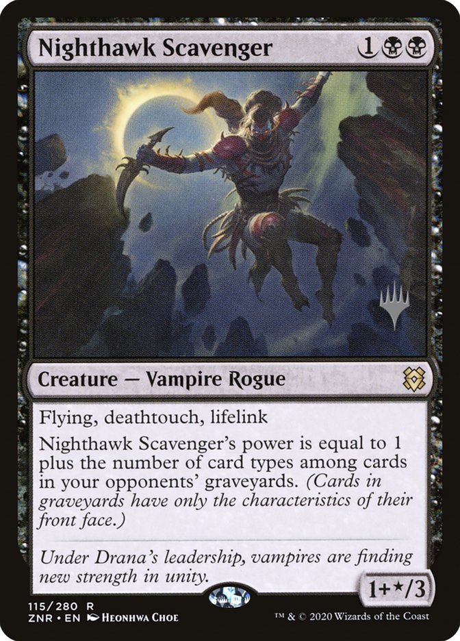 Nighthawk Scavenger (Promo Pack) [Zendikar Rising Promos] | Jack's On Queen