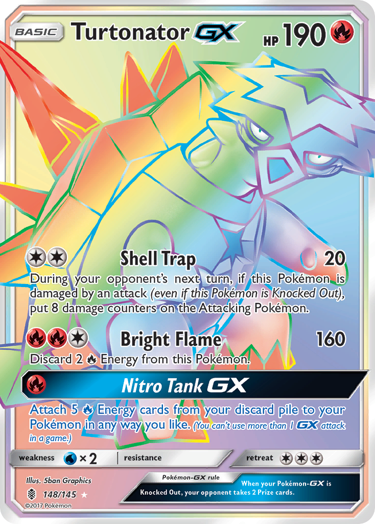 Turtonator GX (148/145) [Sun & Moon: Guardians Rising] | Jack's On Queen