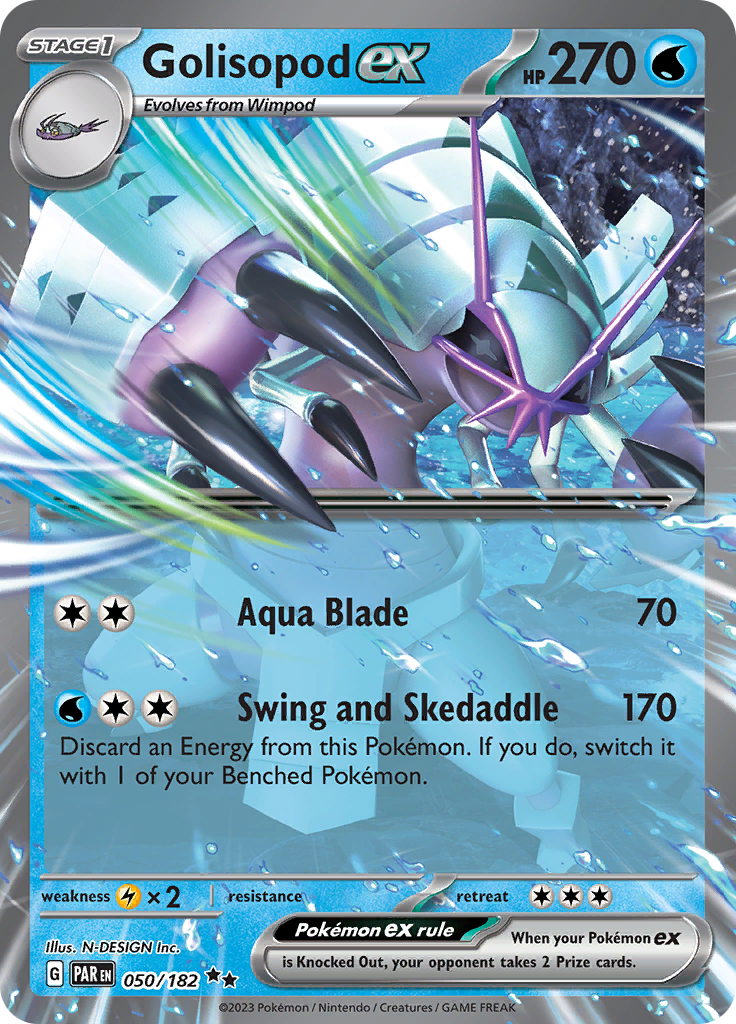 Golisopod ex (050/182) [Scarlet & Violet: Paradox Rift] | Jack's On Queen