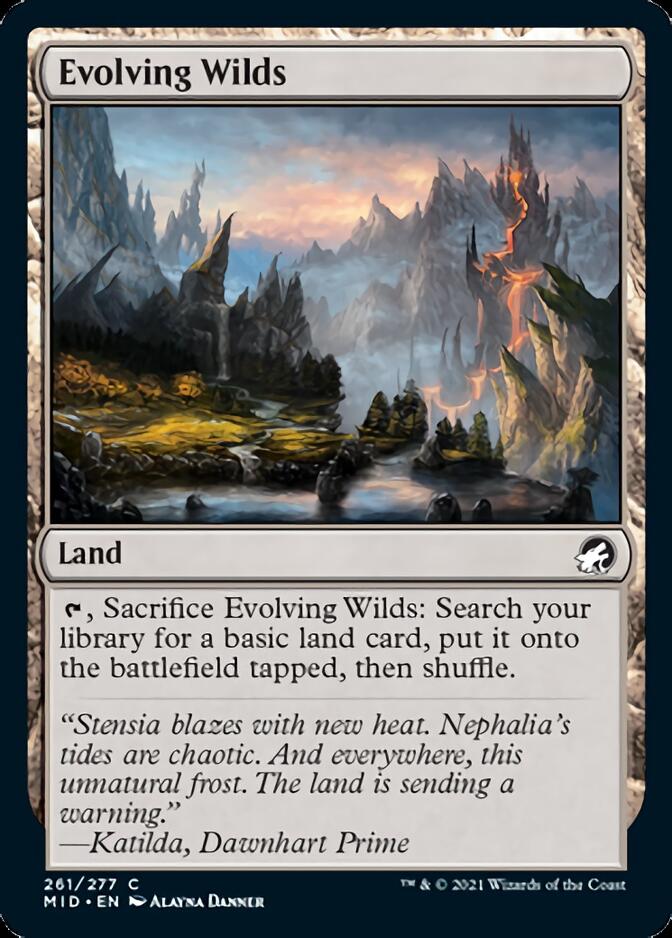 Evolving Wilds [Innistrad: Midnight Hunt] | Jack's On Queen