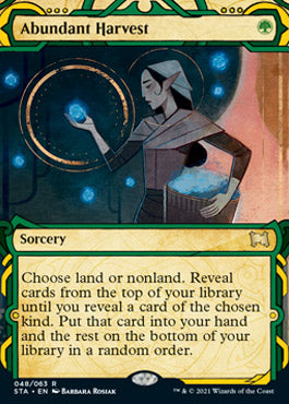 Abundant Harvest (Foil Etched) [Strixhaven: Mystical Archive] | Jack's On Queen