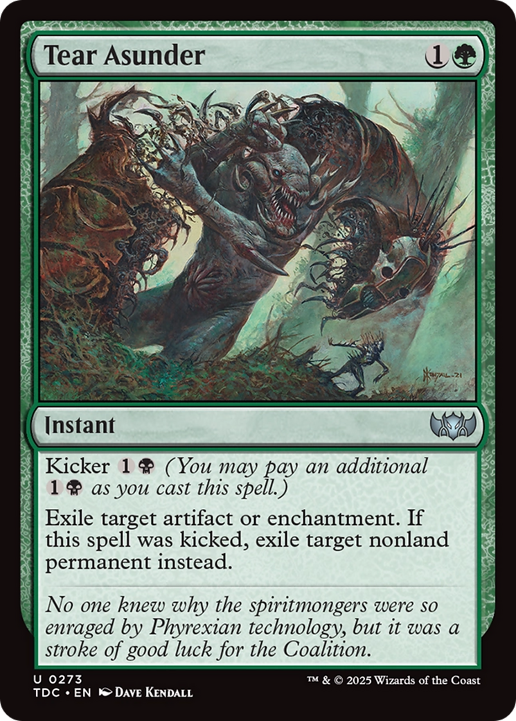 Tear Asunder [Tarkir: Dragonstorm Commander] | Jack's On Queen