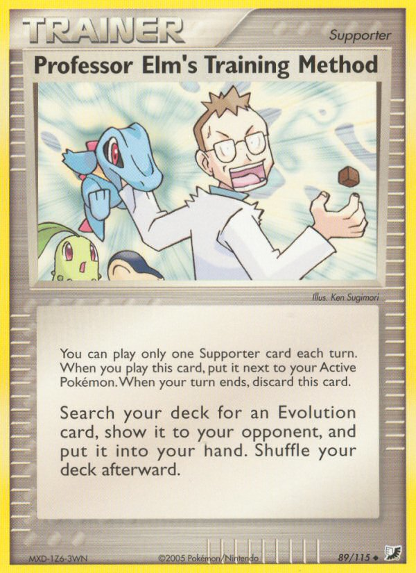 Professor Elm's Training Method (89/115) [EX: Unseen Forces] | Jack's On Queen