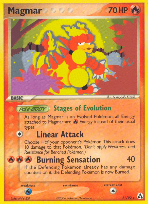 Magmar (21/92) [EX: Legend Maker] | Jack's On Queen