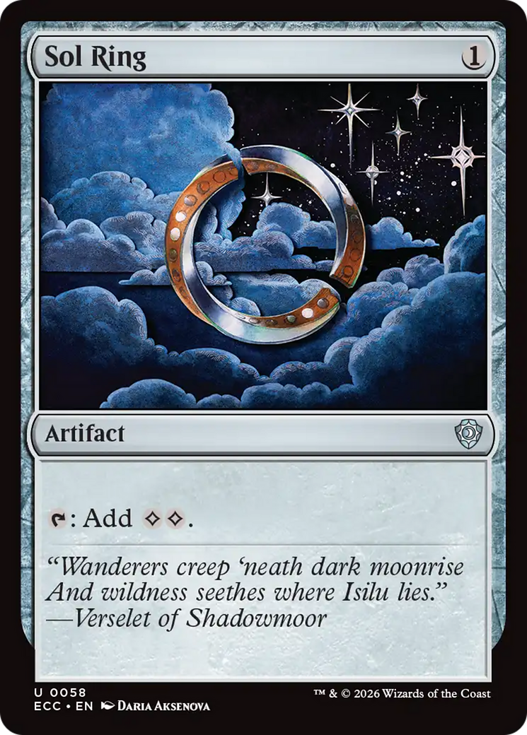Sol Ring (0058) [Lorwyn Eclipsed Commander] | Jack's On Queen
