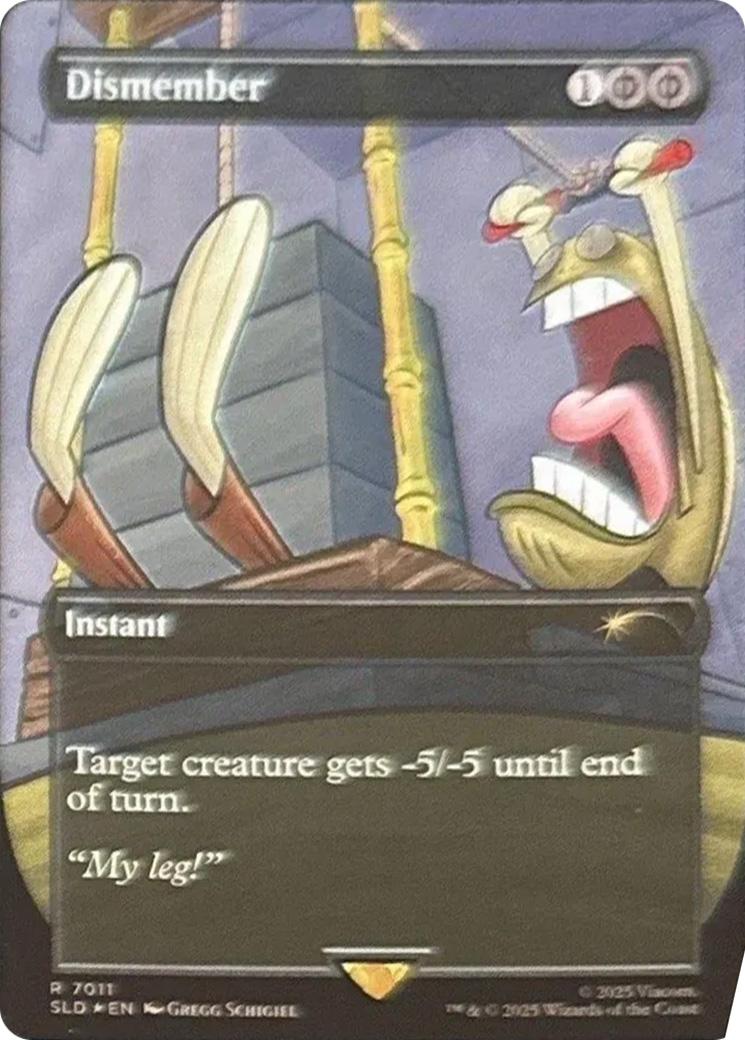 Dismember (7011) (Rainbow Foil) [Secret Lair Drop Series] | Jack's On Queen