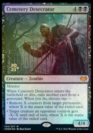 Cemetery Desecrator [Innistrad: Crimson Vow Prerelease Promos] | Jack's On Queen