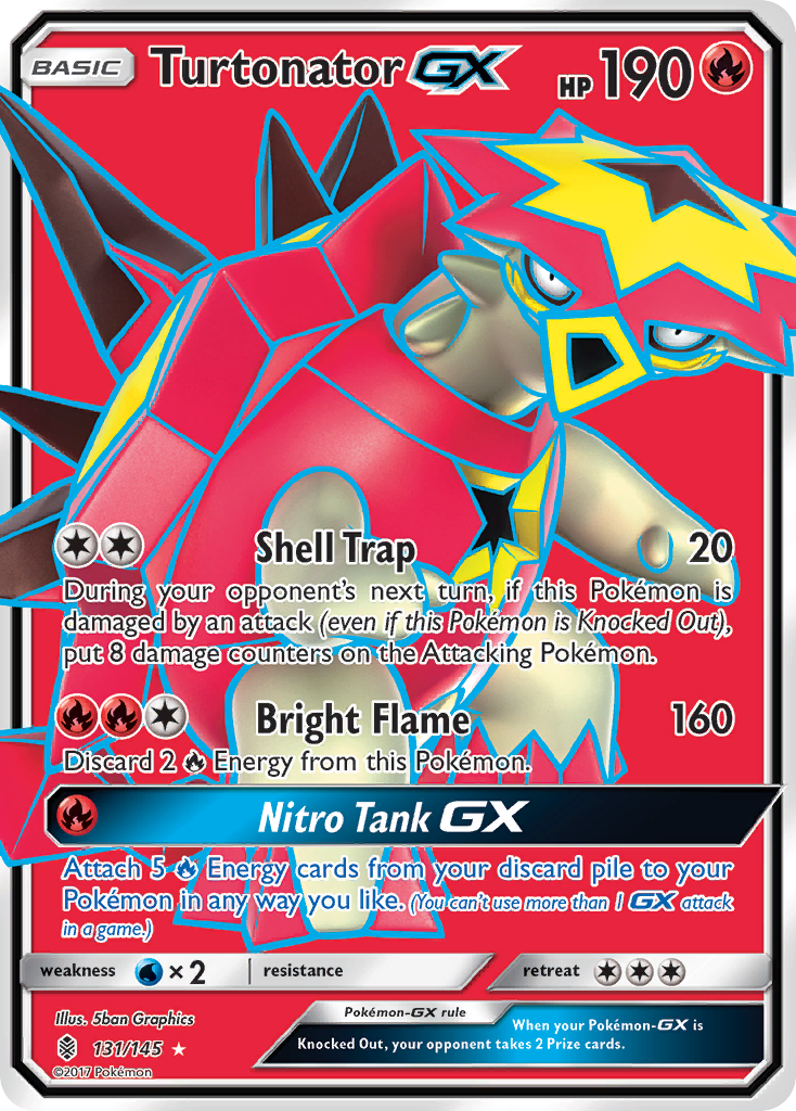 Turtonator GX (131/145) [Sun & Moon: Guardians Rising] | Jack's On Queen