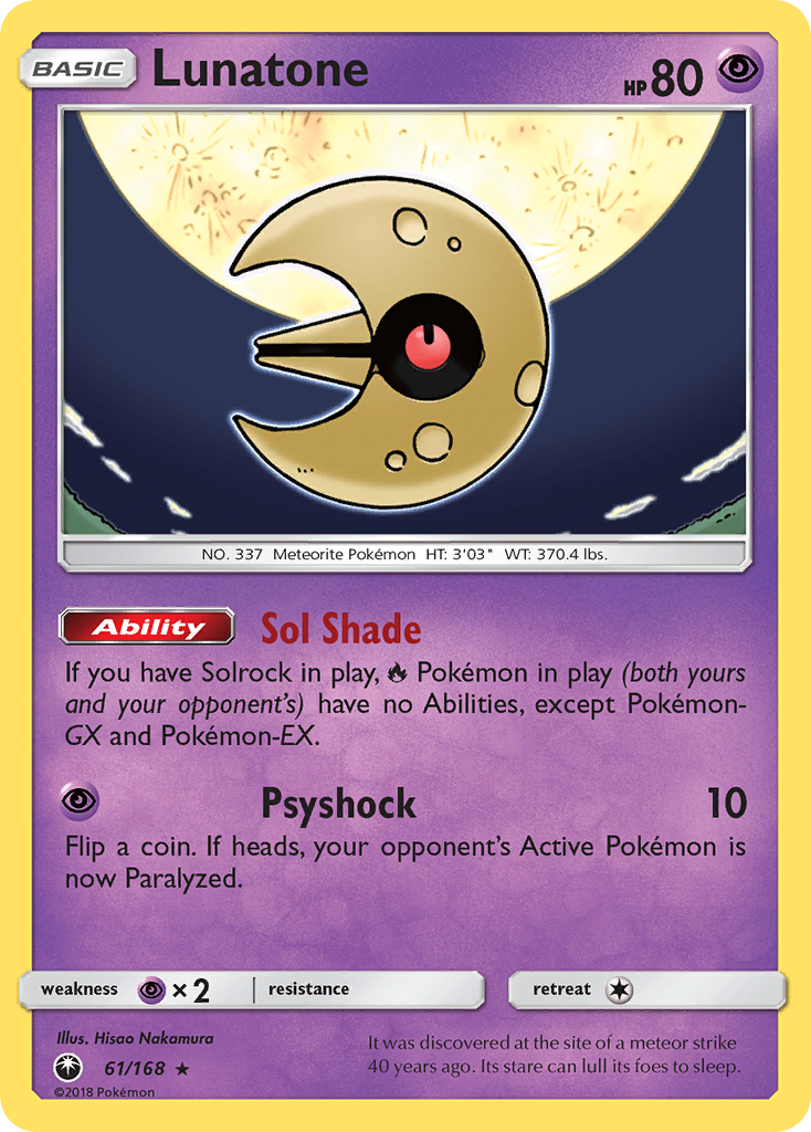 Lunatone (61/168) [Sun & Moon: Celestial Storm] | Jack's On Queen