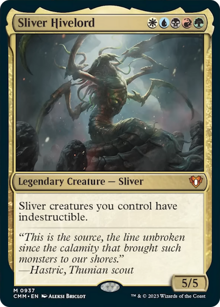 Sliver Hivelord [Commander Masters] | Jack's On Queen
