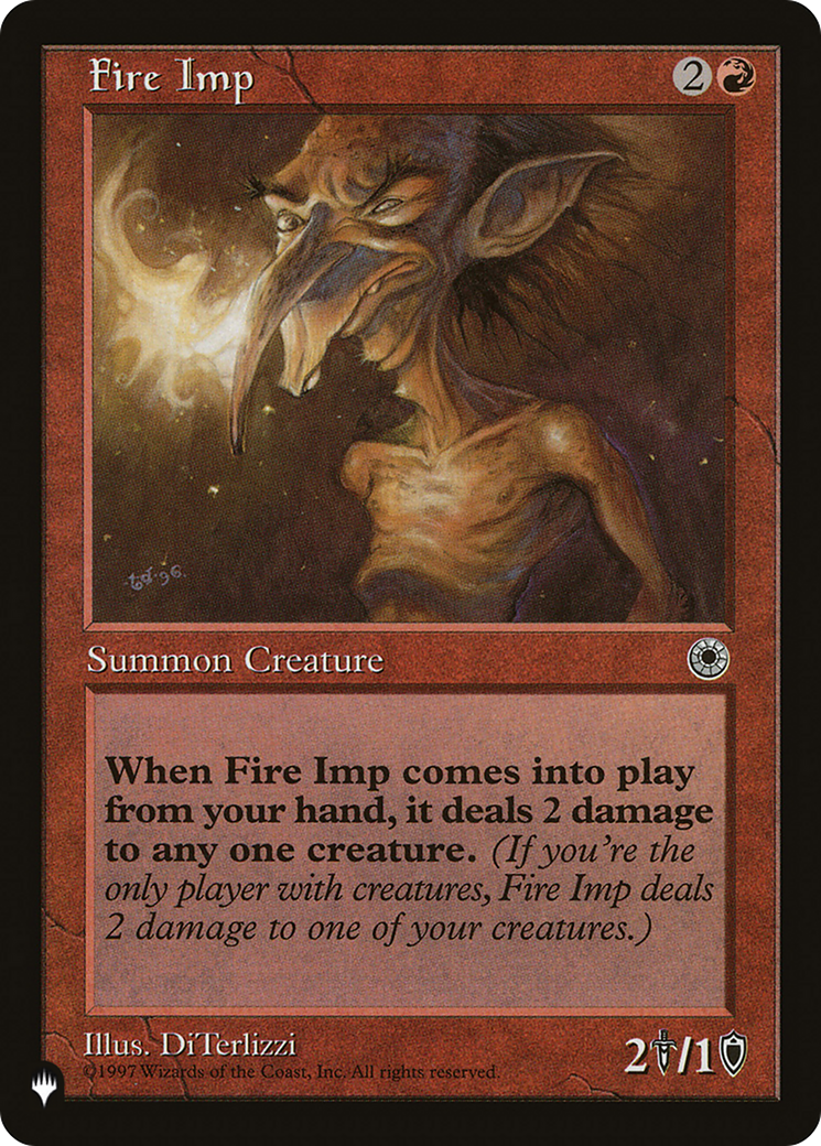 Fire Imp [The List Reprints] | Jack's On Queen