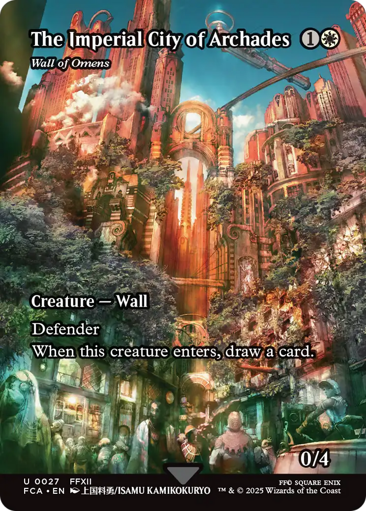 The Imperial City of Archades - Wall of Omens (Showcase) [FINAL FANTASY : Through the Ages] | Jack's On Queen