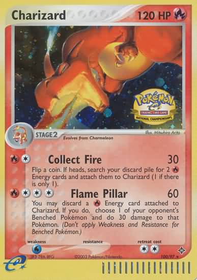 Charizard (100/97) (National Championship 2004) [League & Championship Cards] | Jack's On Queen