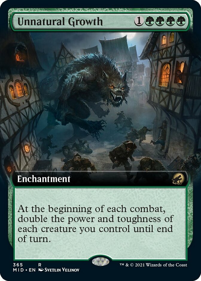Unnatural Growth (Extended Art) [Innistrad: Midnight Hunt] | Jack's On Queen