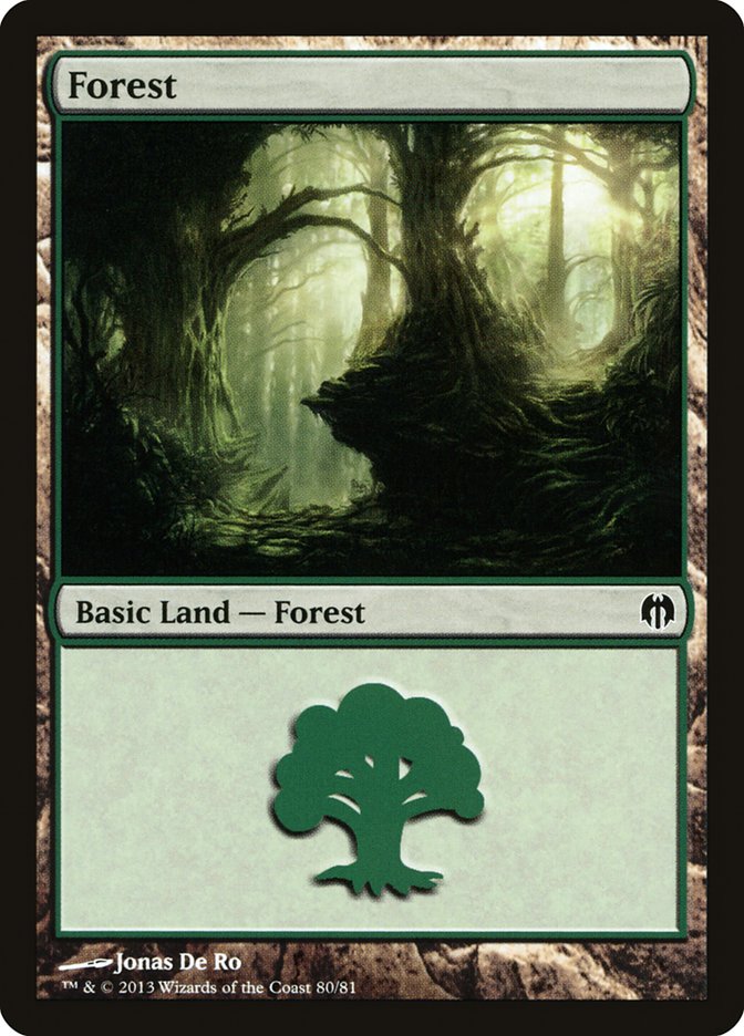 Forest (80) [Duel Decks: Heroes vs. Monsters] | Jack's On Queen