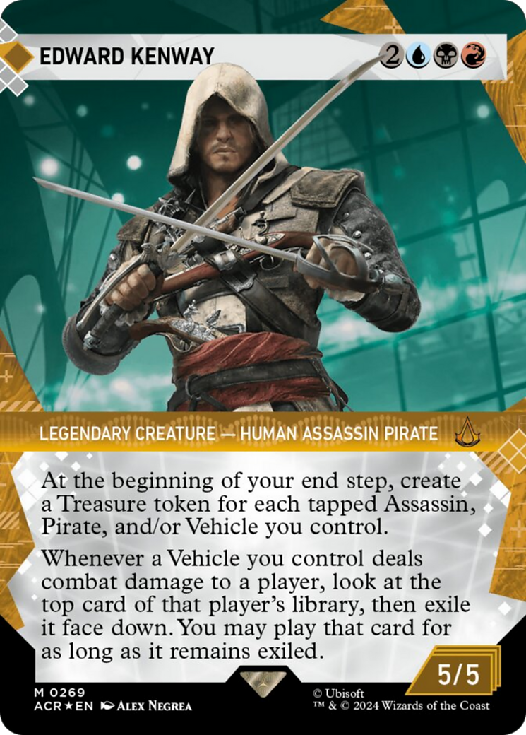 Edward Kenway (Showcase) (Textured Foil) [Assassin's Creed] | Jack's On Queen