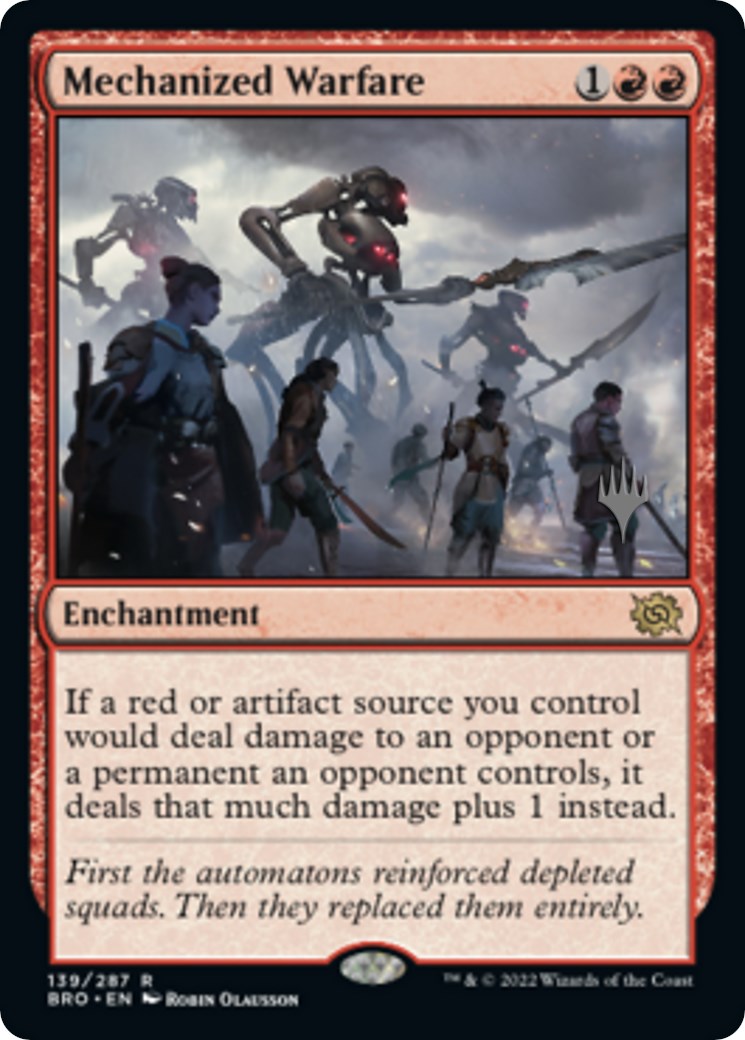 Mechanized Warfare (Promo Pack) [The Brothers' War Promos] | Jack's On Queen