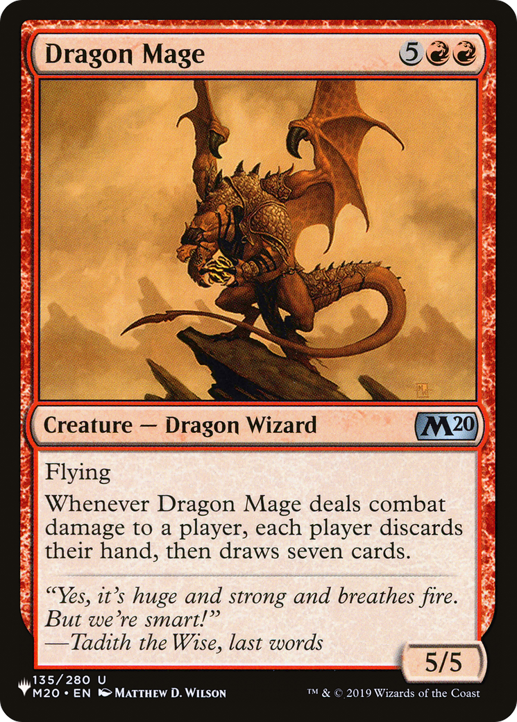 Dragon Mage [The List Reprints] | Jack's On Queen