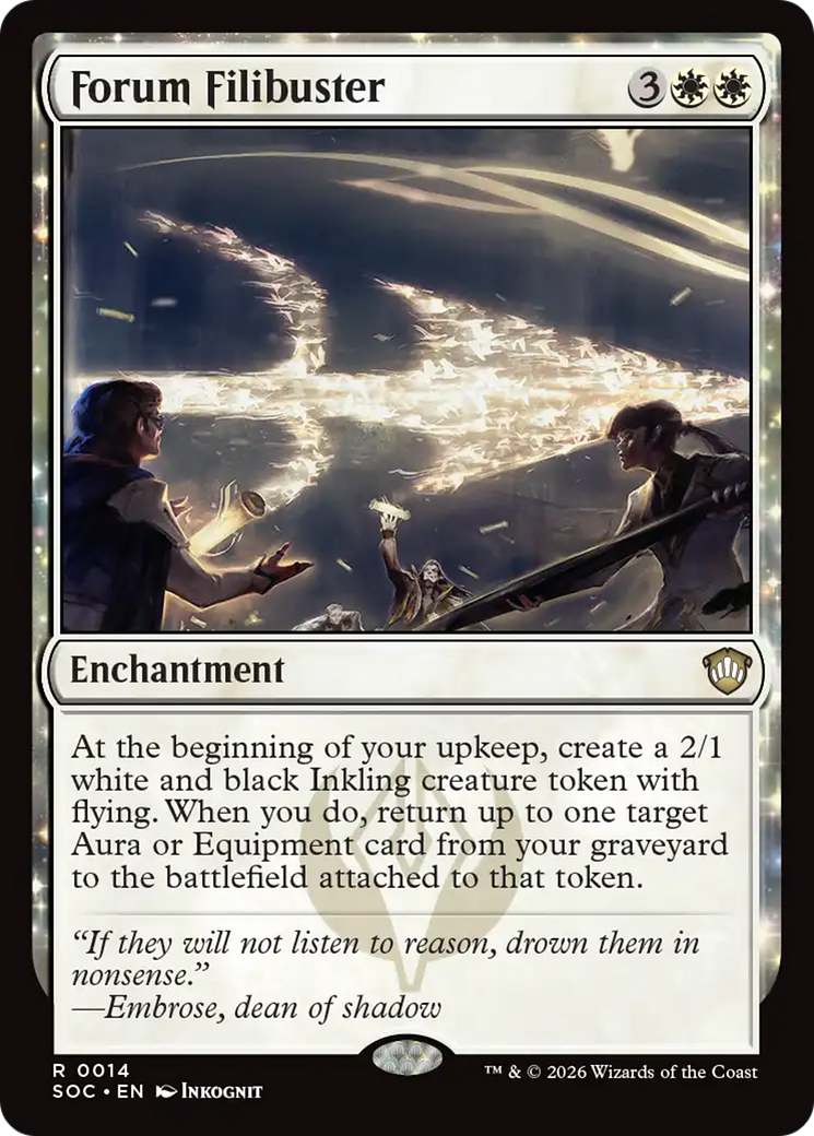 Forum Filibuster [Secrets of Strixhaven Commander] | Jack's On Queen