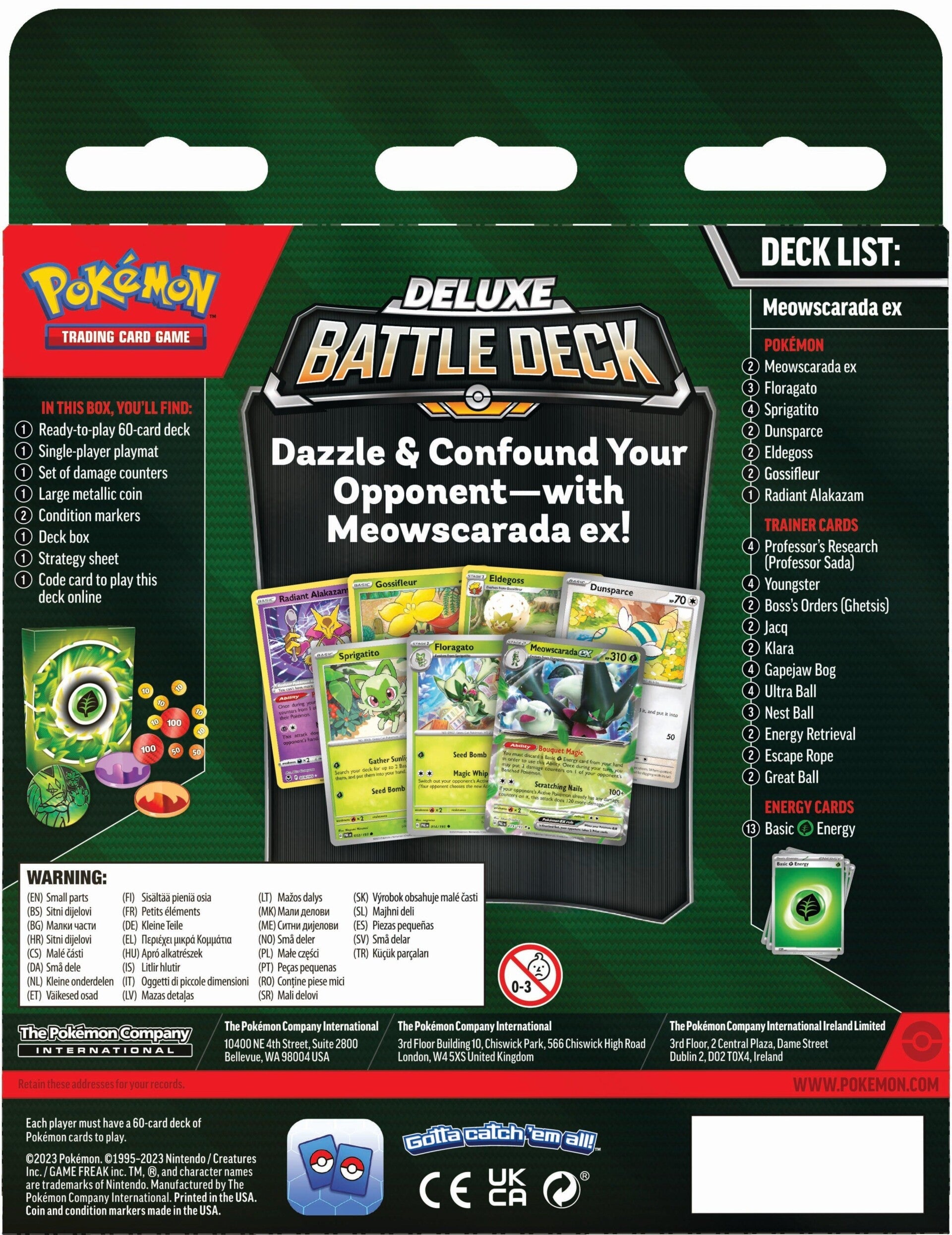 Deluxe Battle Deck (Meowscarada ex) | Jack's On Queen