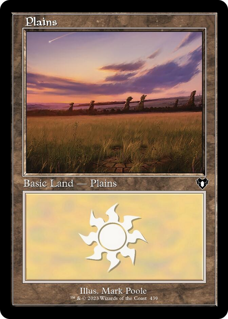 Plains (439) (Retro) [Commander Masters] | Jack's On Queen