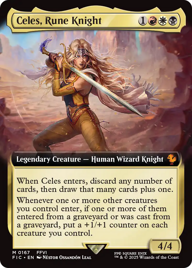 Celes, Rune Knight (Extended Art) [FINAL FANTASY Commander] | Jack's On Queen