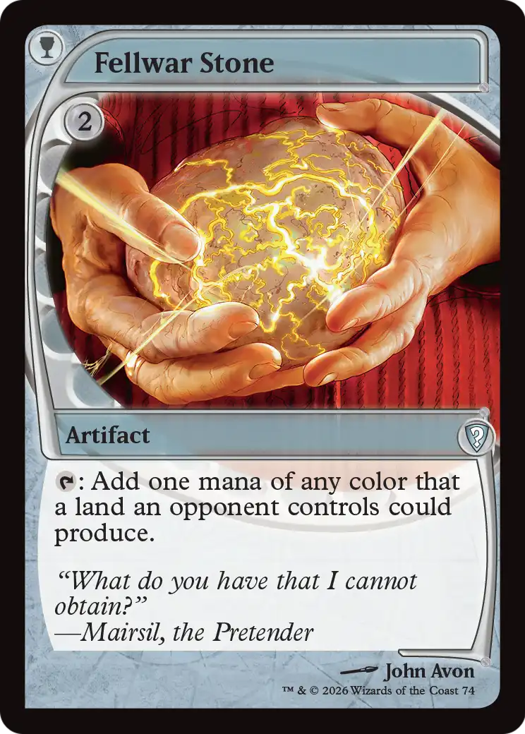Fellwar Stone (Future Sight) [Mystery Booster: Commander Edition] | Jack's On Queen
