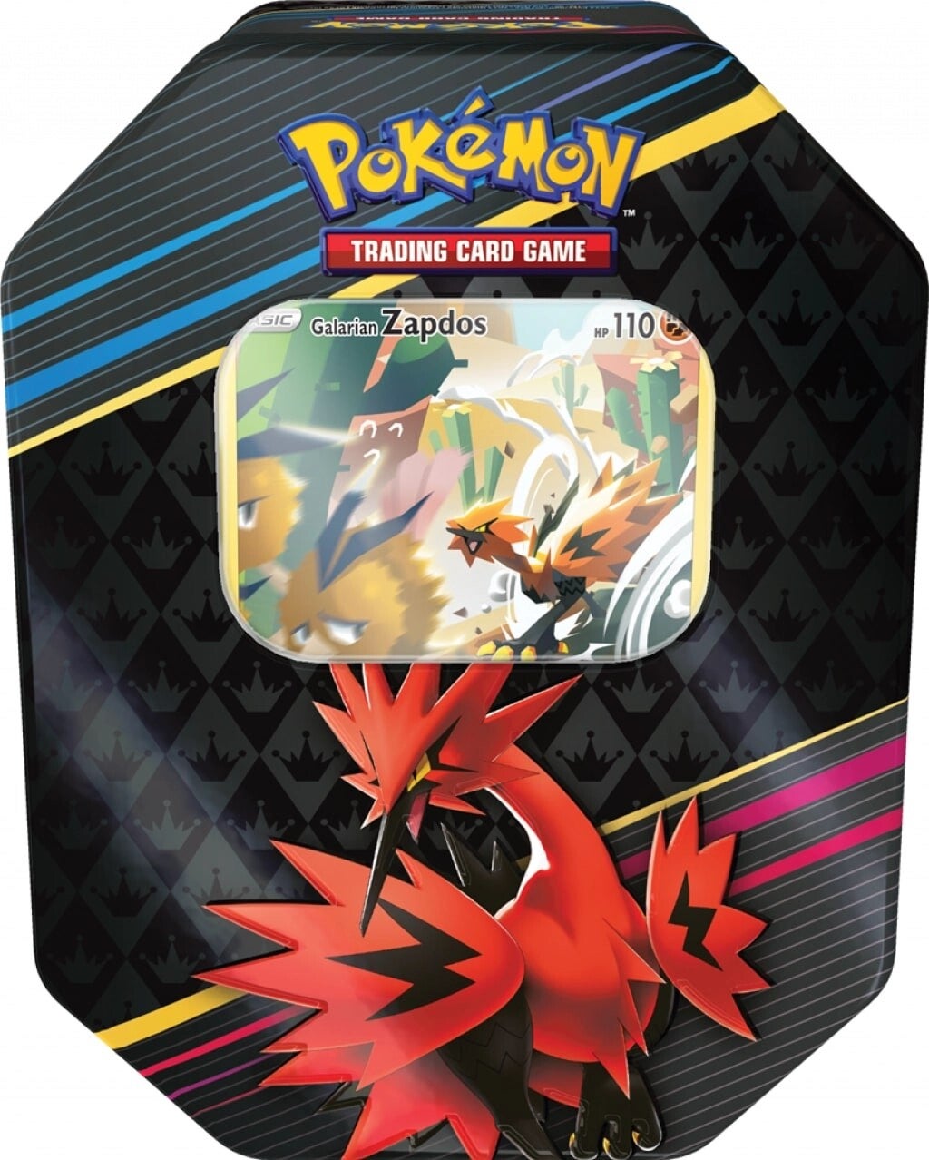 Sword & Shield: Crown Zenith - Tin (Galarian Zapdos) (International Version) | Jack's On Queen