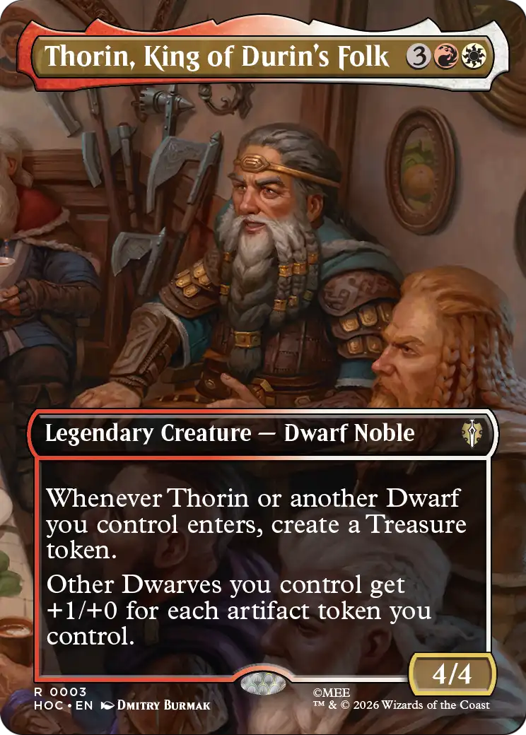 Thorin, King of Durin's Folk (Borderless) [The Hobbit: Eternal-Legal] | Jack's On Queen