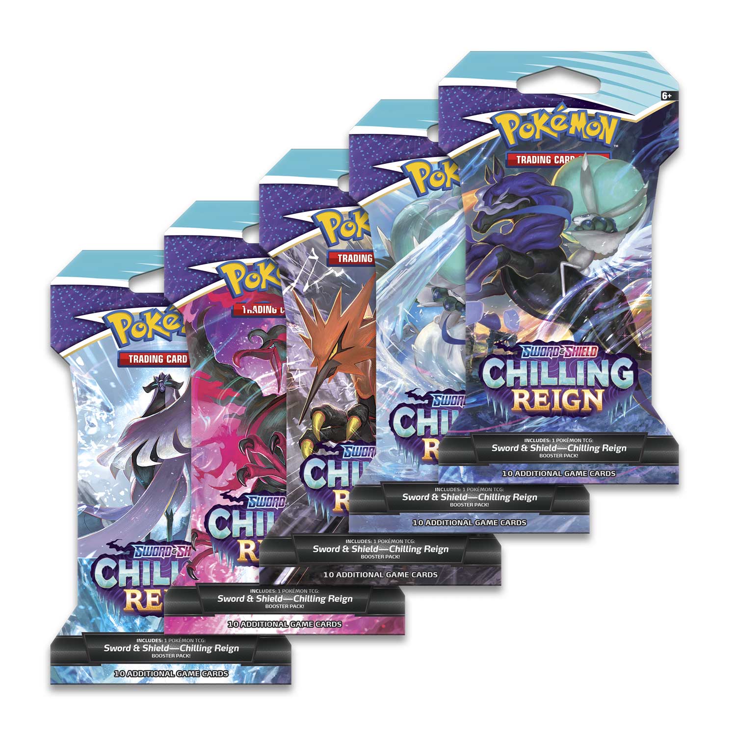 Sword & Shield: Chilling Reign - Sleeved Booster Pack | Jack's On Queen