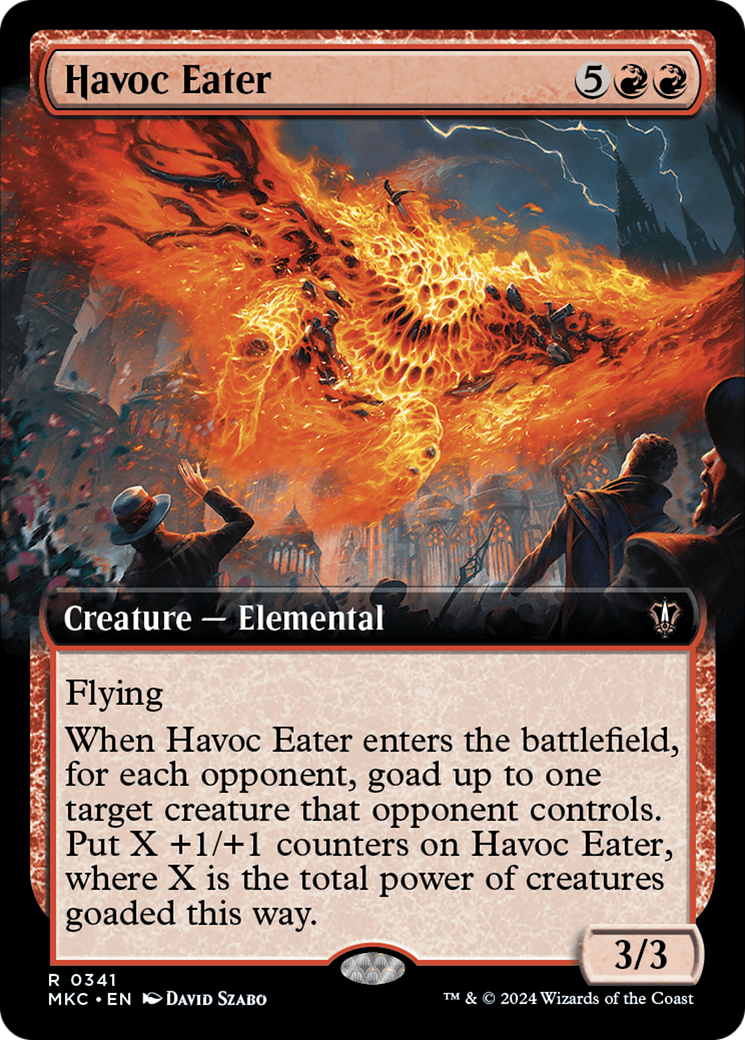 Havoc Eater (Extended Art) [Murders at Karlov Manor Commander] | Jack's On Queen