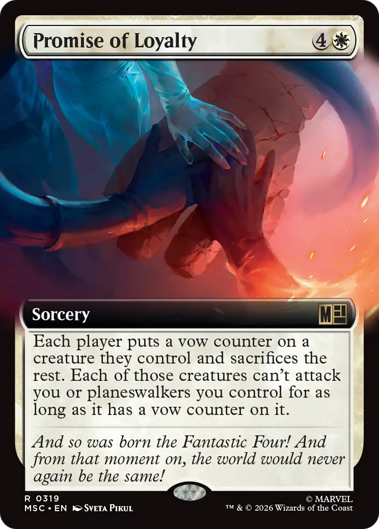 Promise of Loyalty (Extended Art) [Marvel Super Heroes Commander] | Jack's On Queen