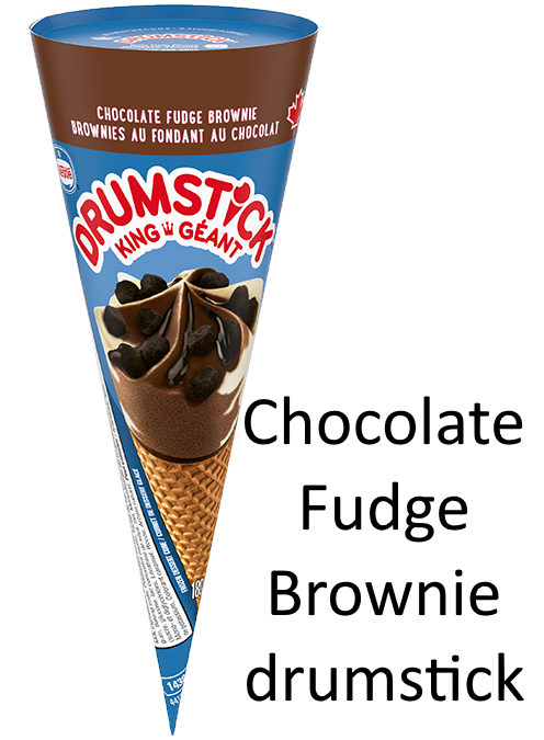 Chocolate Fudge Brownie Drumstick (ice cream) | Jack's On Queen
