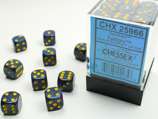 Chessex CHX25966 36D6 Speckled: Twilight | Jack's On Queen