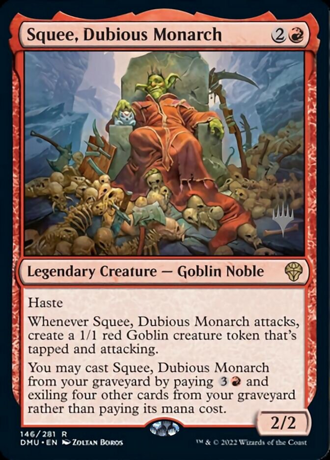 Squee, Dubious Monarch (Promo Pack) [Dominaria United Promos] | Jack's On Queen