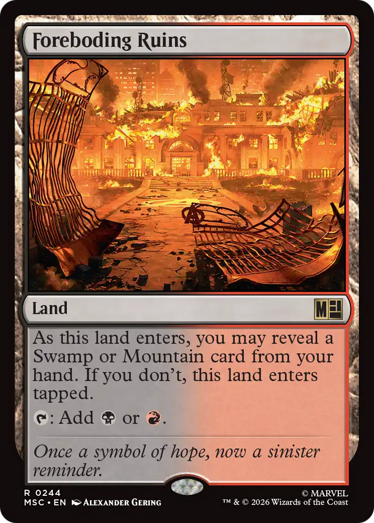 Foreboding Ruins [Marvel Super Heroes Commander] | Jack's On Queen