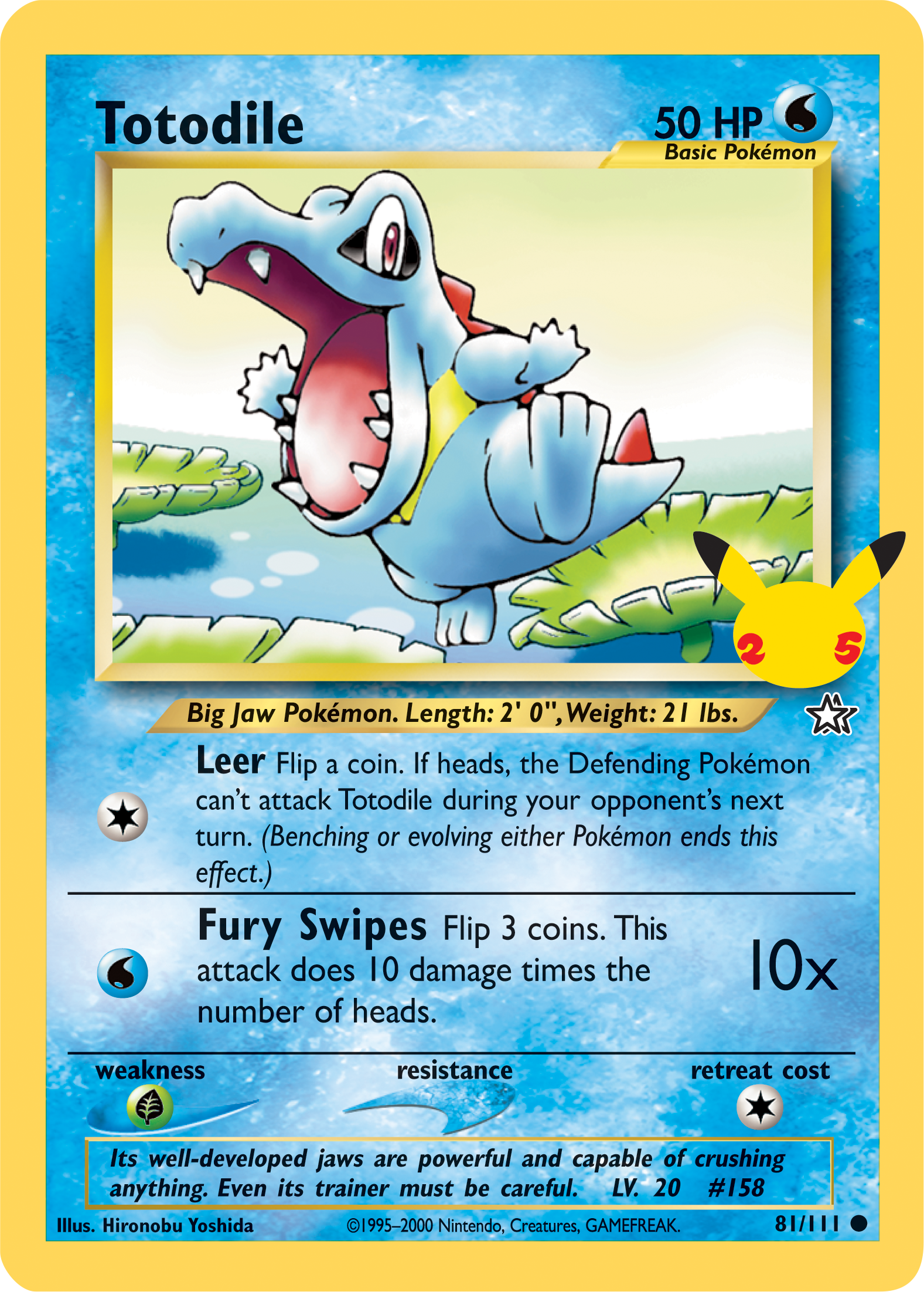 Totodile (81/111) (Jumbo Card) [First Partner Pack] | Jack's On Queen