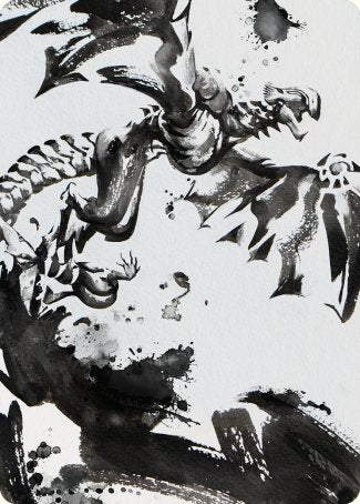 Quicksilver Fisher Art Card [Phyrexia: All Will Be One Art Series] | Jack's On Queen
