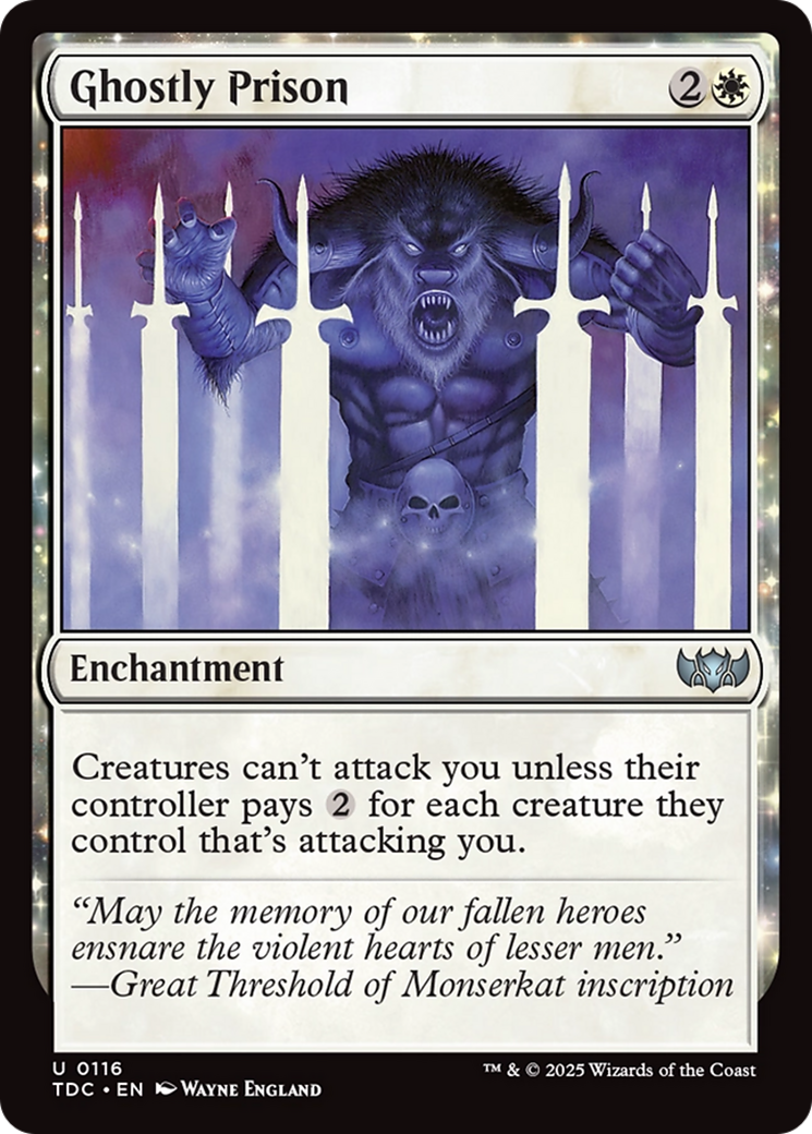 Ghostly Prison [Tarkir: Dragonstorm Commander] | Jack's On Queen