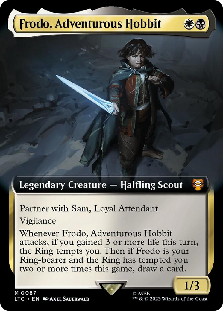 Frodo, Adventurous Hobbit (Extended Art) [The Lord of the Rings: Tales of Middle-Earth Commander] | Jack's On Queen