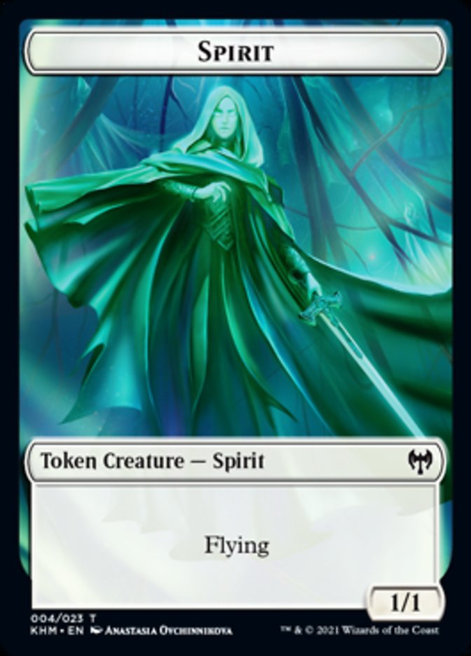 Spirit Token [Kaldheim Tokens] | Jack's On Queen