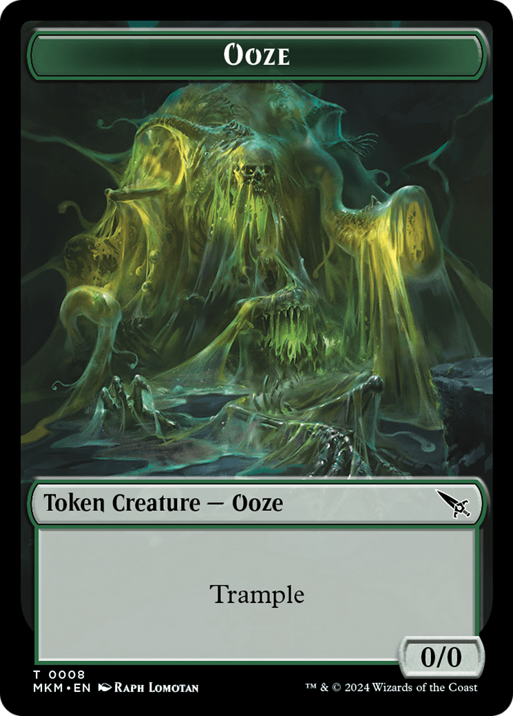 Thopter (0020) // Ooze Double-Sided Token [Murders at Karlov Manor Tokens] | Jack's On Queen