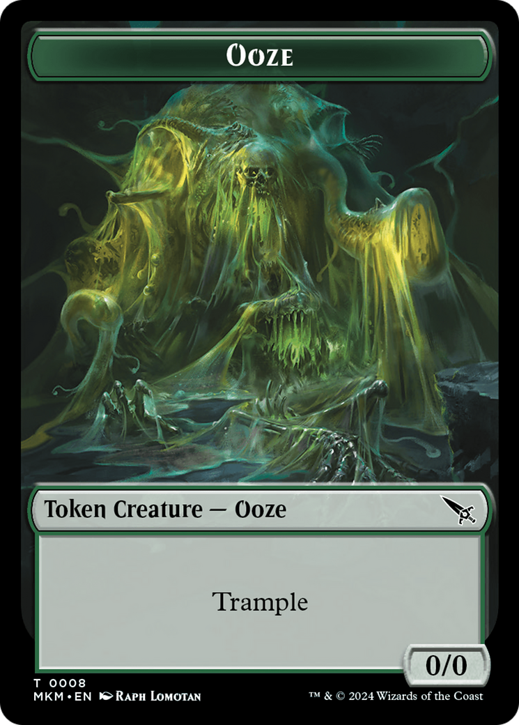 Detective // Ooze Double-Sided Token [Murders at Karlov Manor Tokens] | Jack's On Queen