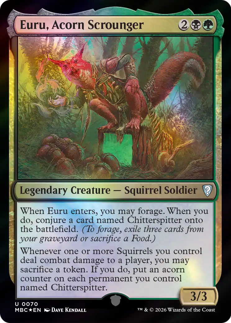 Euru, Acorn Scrounger [Mystery Booster: Commander Edition] | Jack's On Queen