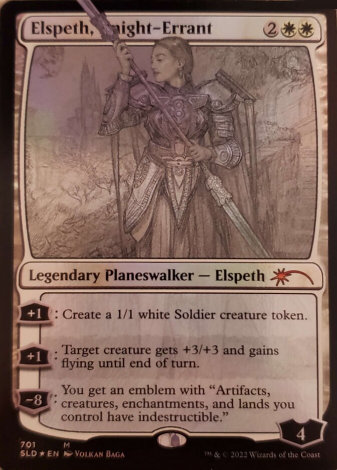 Elspeth, Knight-Errant (Sketch) [Secret Lair Drop Promos] | Jack's On Queen