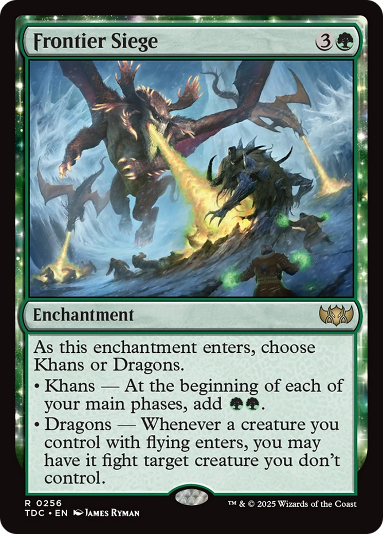 Frontier Siege [Tarkir: Dragonstorm Commander] | Jack's On Queen