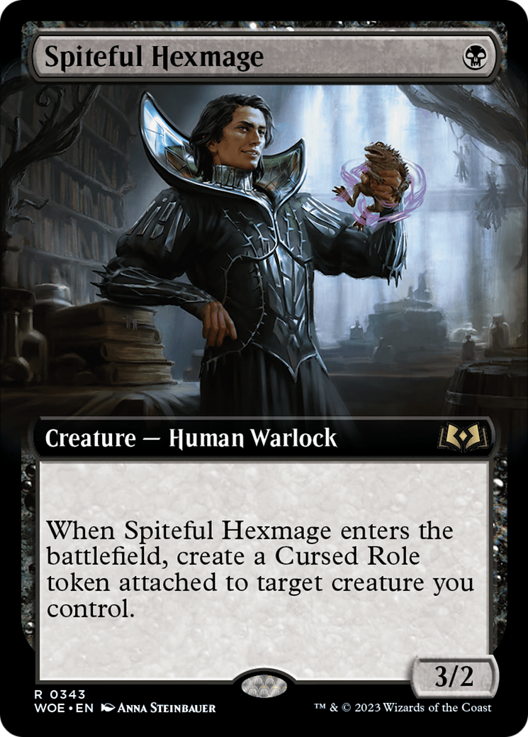 Spiteful Hexmage (Extended Art) [Wilds of Eldraine] | Jack's On Queen