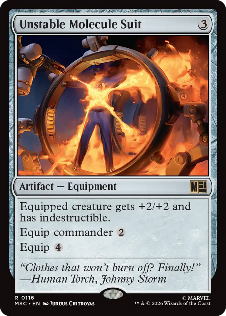 Unstable Molecule Suit (Surge Foil) [Marvel Super Heroes Commander] | Jack's On Queen